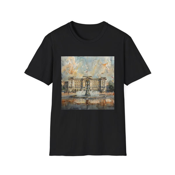 Royal Watercolor: Buckingham Palace T-Shirt | T-Shirt | DTG, Men's Clothing, Regular fit, T-Shirts, Unisex, Women's Clothing | Prints with Passion