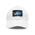 Fuji Peak Flex Cap in White with Light Brown Patch
