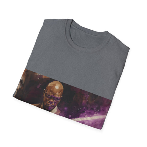 Galactic Force Mace Windu Tee in Charcoal Cotton.