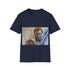 Charcoal cotton crew neck t-shirt with Obi Wan lightsaber design.