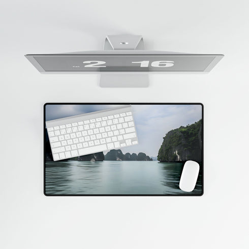 Ha Long Bay Emerald Limestone Islands XXL Extended Desk Mat - View 8 | Prints With Passion