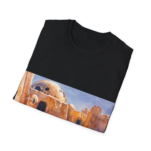 Desert Planet Adventure Tee in Charcoal, size S, Star Wars design.