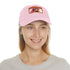 Bold watercolor Hugh Jackman baseball cap in neon colors for fans.
