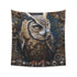 Steampunk Owl Tapestry: Vintage Industrial Charm for Home Decor - BenCPrints