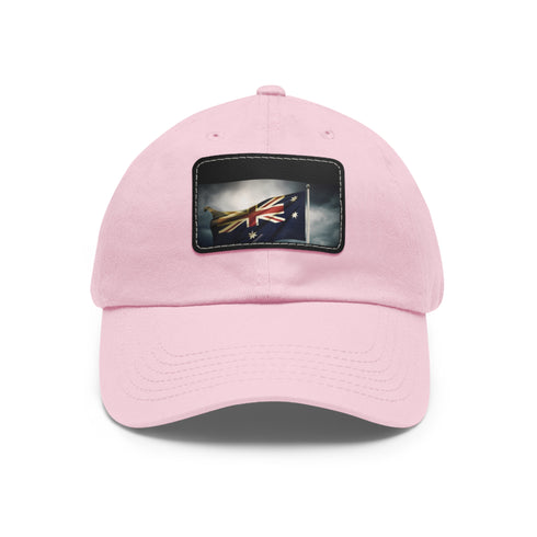 Stylish Aussie Pride Baseball Cap with Australia flag design.