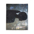 Infinity Mirror Reflecting Shooting Star Plush Fleece Throw Blanket