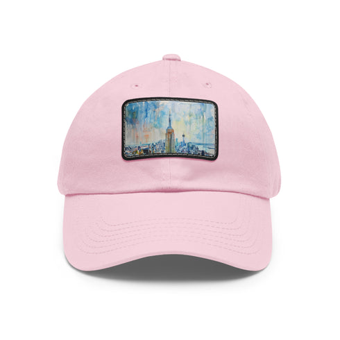 Empire Skyline Splendor Cap in White with Light Brown Patch