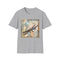 Vintage airplane adventure black 2XL t-shirt, unisex regular fit.