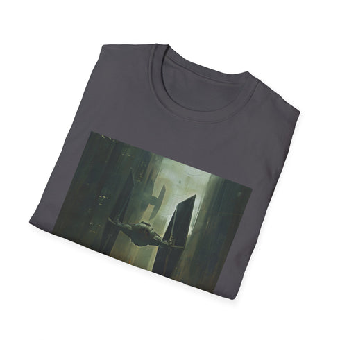 Star Wars Tie Fighter Charcoal T-Shirt for Men and Women