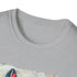Bohemian feather t-shirt in charcoal.