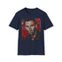 Maroon 5 portrait tee on charcoal cotton, crew neck regular fit.