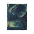 Cosmic Serpent Guarding Starlit Gate Plush Fleece Throw Blanket