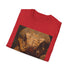 Cobra painting t-shirt in charcoal, size S captures serpents mesmerizing allure.