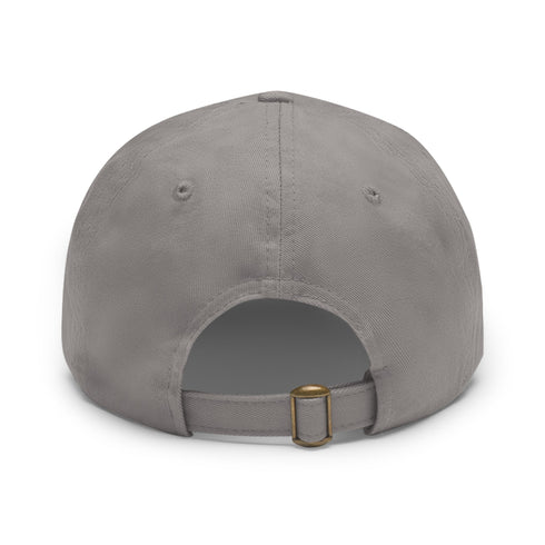 Afflecks Signature Style Cap in White with Light Brown Patch