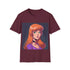 Sleuth-inspired charcoal tee with Daphne Scooby-Doo design.