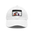 Basset Hound Cap in White with Light Brown Patch