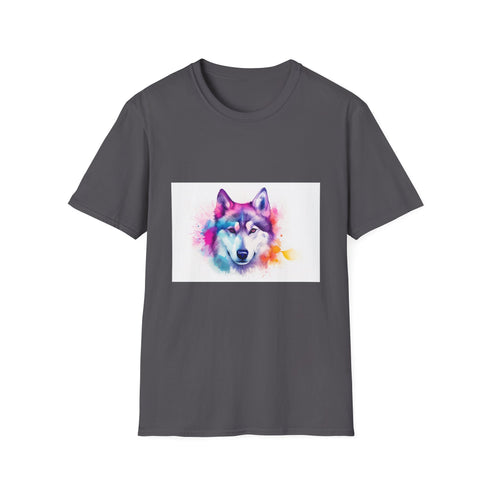 š¾ Husky Howls: A Watercolor Tapestry of Freedom and Adventure