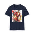 Electric Shazam Lightning T-Shirt in Charcoal, Mens Size Small