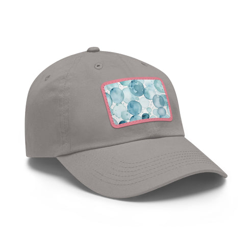 Ocean Gaze Baseball Cap - White/Light Brown Rectangle Unisex Hat