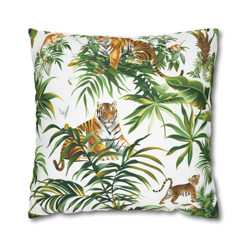 Wild Tiger Jungle Pillowcase | Pillow Cases | All Over Print, AOP, Bed, Bedding, Home & Living, Indoor, Pillow Case, Pillow Covers, Pillows & Covers, Sublimation | Prints with Passion