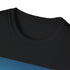 Minimalist whale design charcoal t-shirt, perfect for summer seaside adventures.