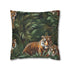 Explore the wild with Tiger Jungle Safari Pillowcase - exotic jungle pattern with majestic tigers for adventurous home decor
