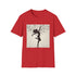 Charcoal dancer silhouette tee in size small for men and women.