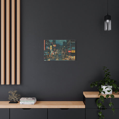 80s Retro 8-Bit Arcade Pixels — Canvas Wall Art — Product Detail View 5