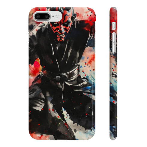 Darth Maul Sith Lord Slim Glossy iPhone 7/8 Plus Phone Case