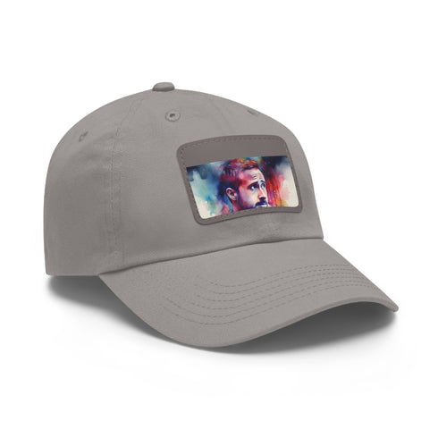 Gosling Glow Watercolor Cap in White with Light Brown Patch