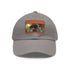 Iron Man Shades Snapback Cap in White with Light Brown Rectangle Patch