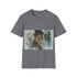 Forceful Rey Star Wars Tee in Charcoal, Size S - Cotton Crew Neck Regular Fit