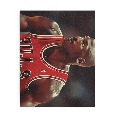 Jordan Bulls jigsaw puzzle with 120 pieces featuring Michael Jordan.