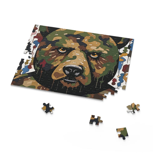Bape camo puzzle inspired by Murakami art for puzzle enthusiasts.