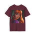 Mystery Solving Fashion Icon Tee in Charcoal, size S, cotton fabric.