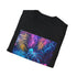 Colorful jungle themed neon t-shirt for men and women.