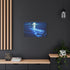 Glass Harmonica Floating in Moonlight Stretched Canvas Wall Art