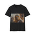 Watercolor Chewbacca t-shirt featuring fierce design soft cotton charcoal fabric