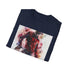 Charcoal Freddy Krueger shirt with razor-sharp claws graphic regular fit cotton
