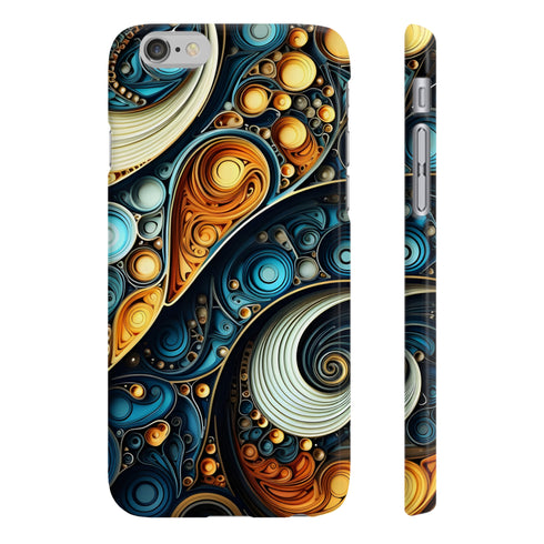 Abstract geometric pattern phone case for iPhone 7/8 Plus - Glossy.