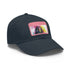 First Lady Neon Dreams White Baseball Cap with Light Brown Rectangle Patch