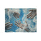 Painted Clouds Forming Human Hands — Plush Fleece Throw Blanket — Full Flat Artwork View
