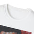 Maroon 5 portrait painting on soft charcoal cotton crew neck t-shirt.