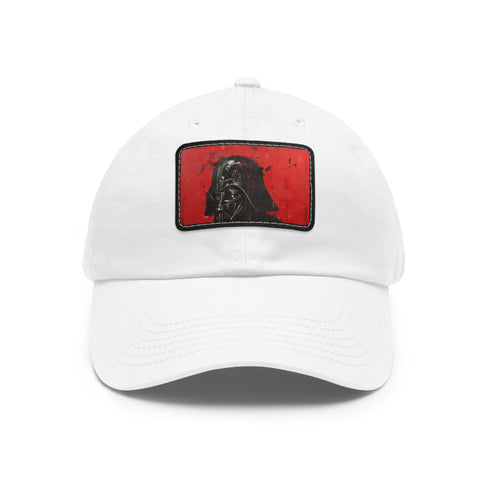 Darth Vader Sith Lord Baseball Cap in White with Light Brown Patch