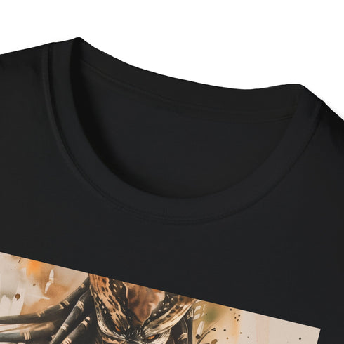 Charcoal Predator T-shirt crew neck cotton regular fit for sci-fi fans
