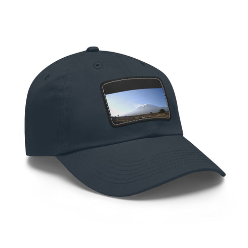 Kilimanjaro Summit Adventure Cap in White with Light Brown Patch