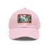 Congo Rainforest Dreams Cap in White with Light Brown Patch.