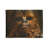 Chewbacca and LEGO themed cozy blanket by Chewies for Star Wars fans.