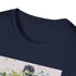 Charcoal cotton crew neck T-shirt featuring vibrant Hulk print