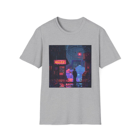 Retro Pixelated 80s Video Game Charcoal Summer T-Shirt, Regular Fit